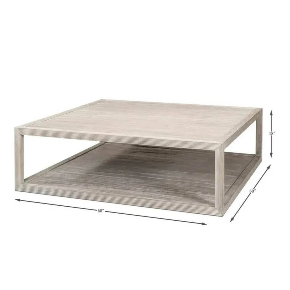 New Solid Wood Cocktail Table – Grey Thorne Finish $2900 retail “open box” Delivery Available