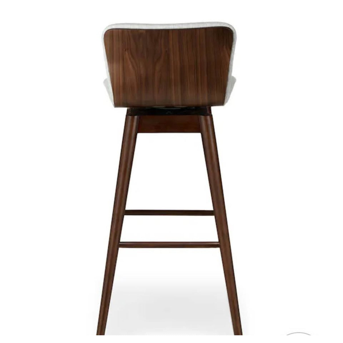 Article Sede Swivel Bar Stools – Walnut & Mist Gray – (2 or 4) $349ea Retail New Open Box Delivery