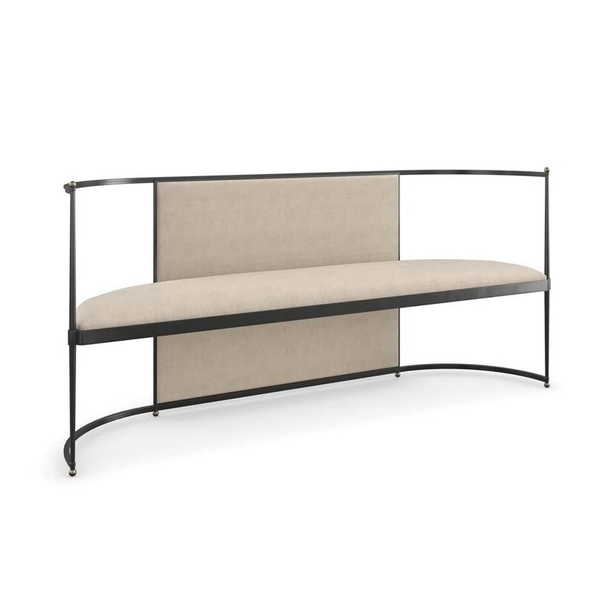 Caracole Toulouse 67” Upholstered Bench – New Open Box
