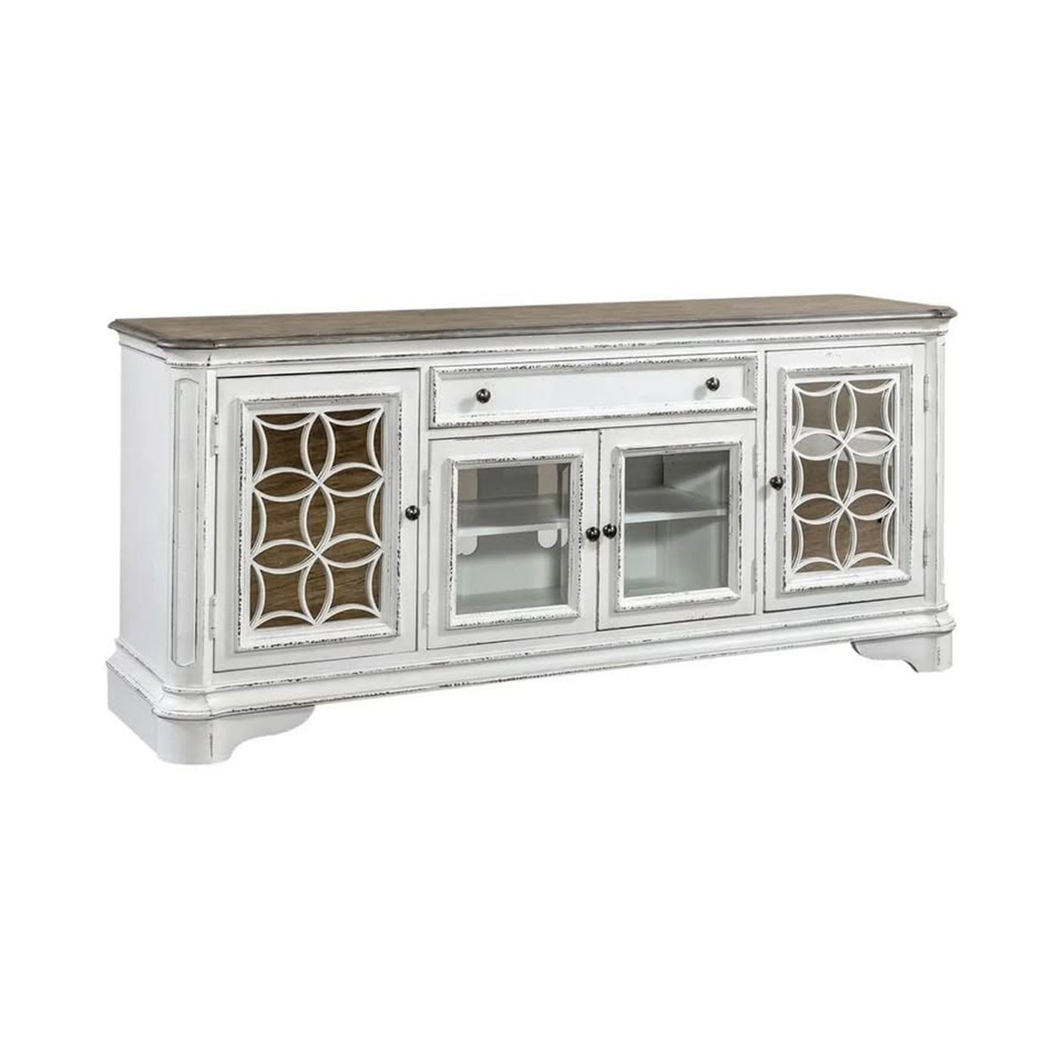 Liberty Furniture Magnolia Manor 74” TV Stand | Retail $2,560 | NEW OPEN BOX | Delivery Available