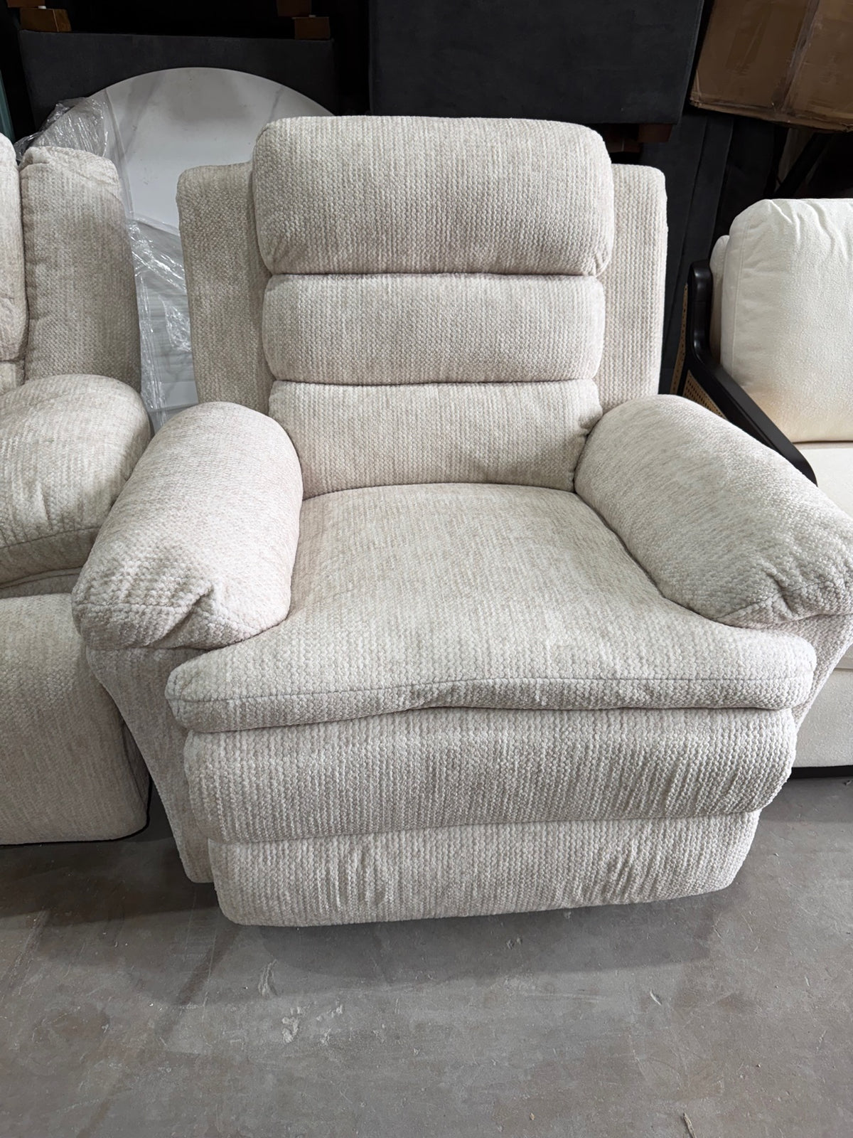 Oversized 3-Piece Plush Reclining Living Room Set – Delivery Available