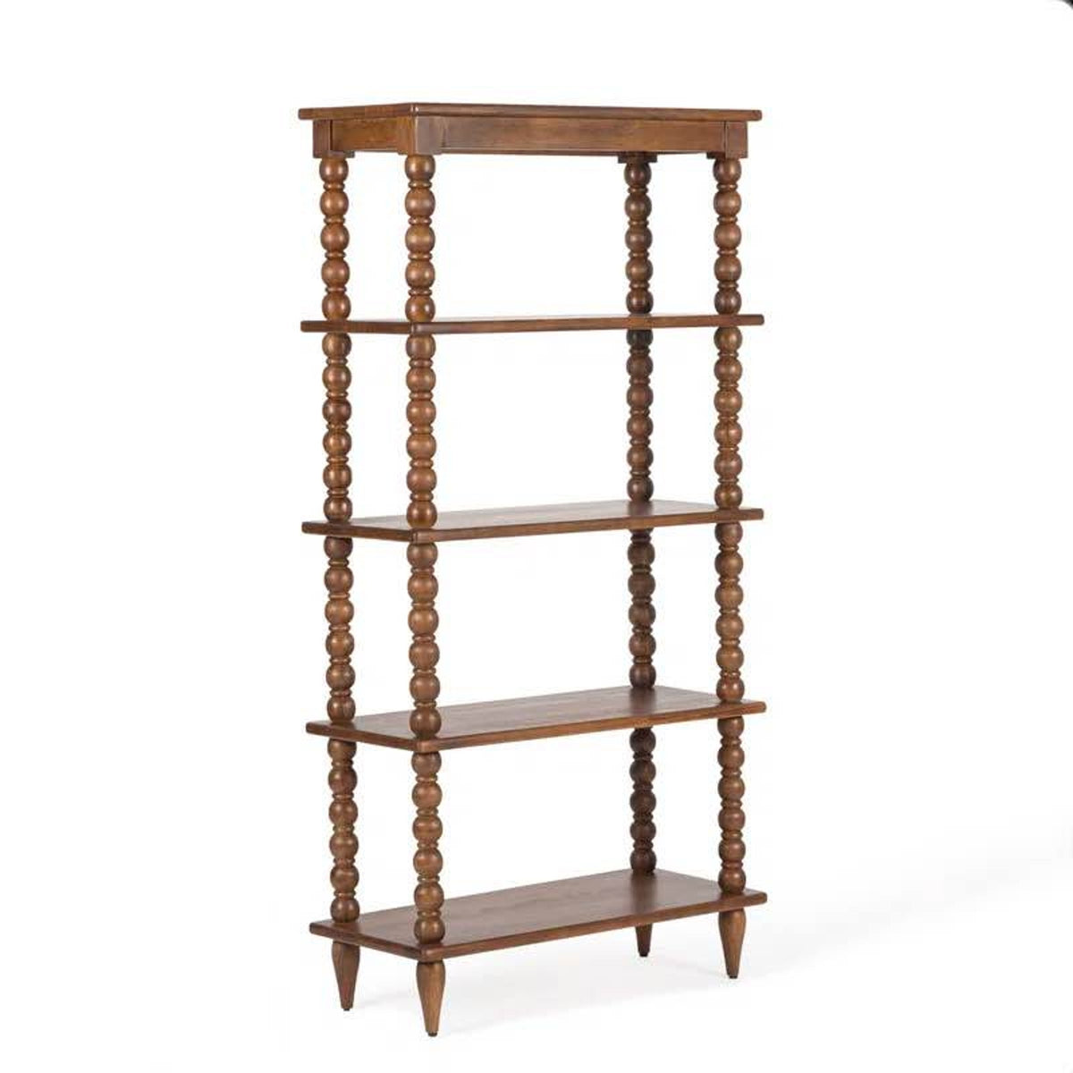 Birch Lane Isabel Solid Wood Spindle Étagère / Bookcase New Open Box $2299 Retail - Delivery Avail