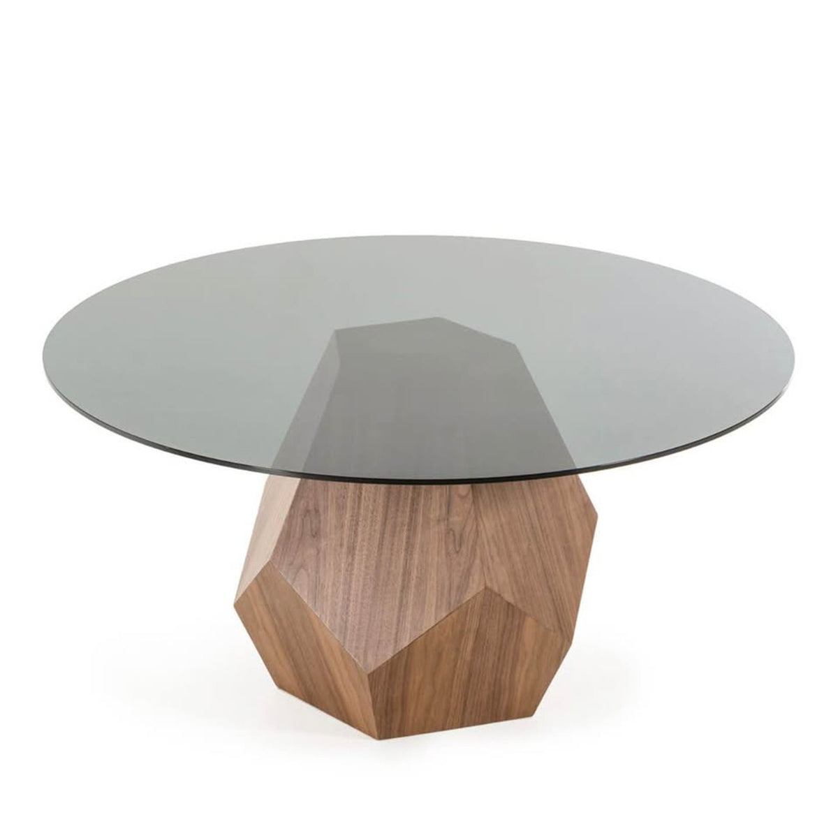 Modrest Rackham 59” Round Smoked Glass Dining Table – $1,739 Retail – Delivery Available