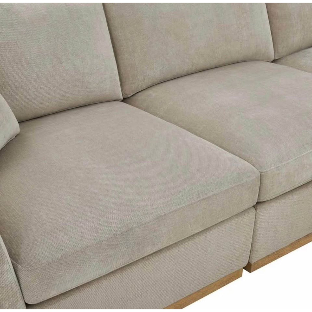 New Henredon Caley Reversible Sofa Chaise with Ottoman - $1699 Retail “open box” Delivery Available