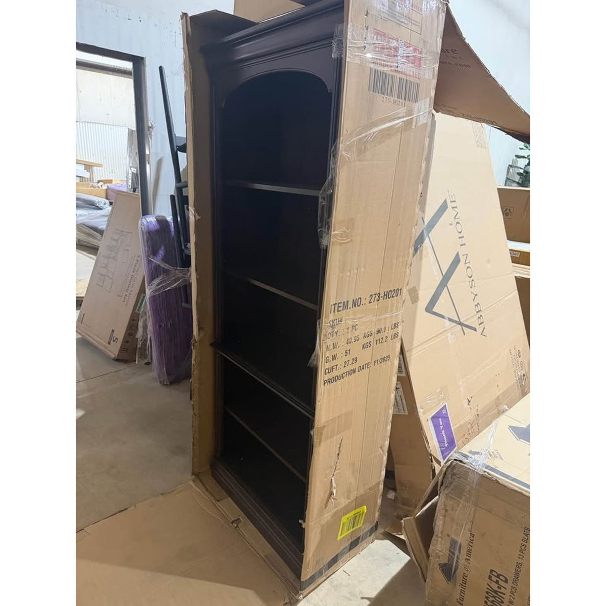 Liberty Furniture Brayton Manor Executive Bookcase Cognac Finish - $1100 Retail Delivery Available
