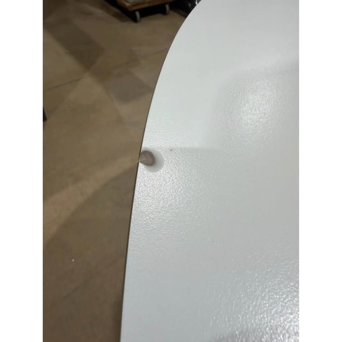 George Oliver 53” White Sintered Stone Round Dining Table | New Open Box - Delivery Available