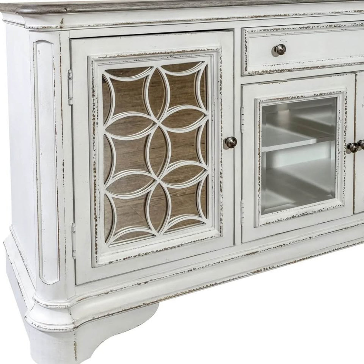 Liberty Furniture Magnolia Manor 74” TV Stand | Retail $2,560 | NEW OPEN BOX | Delivery Available