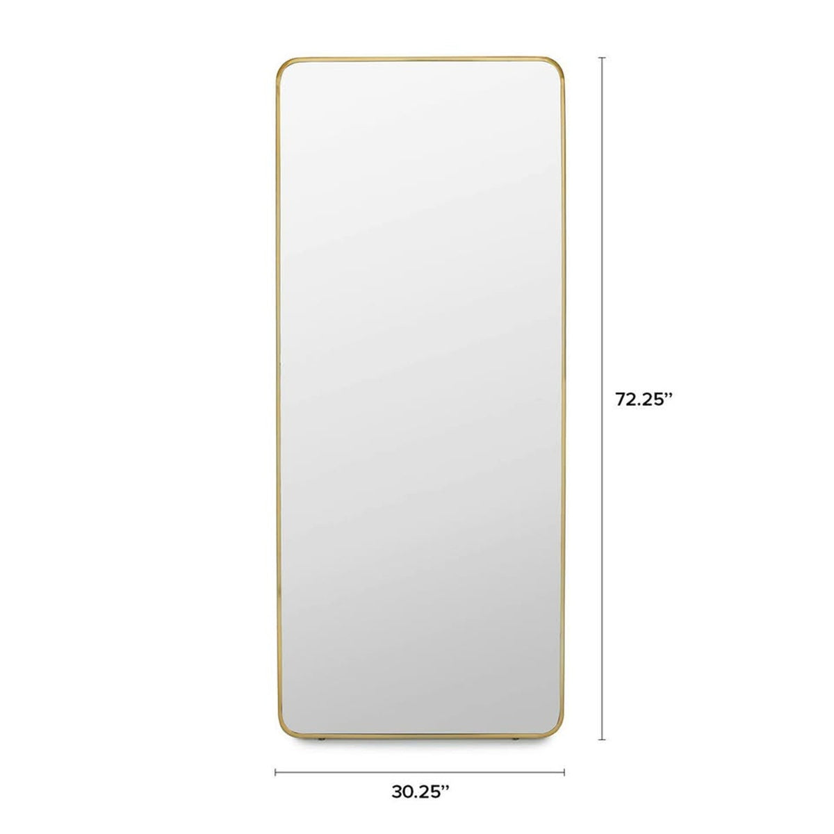New Article Mansfield Floor Mirror – Brass – $399 Retail – Delivery Available