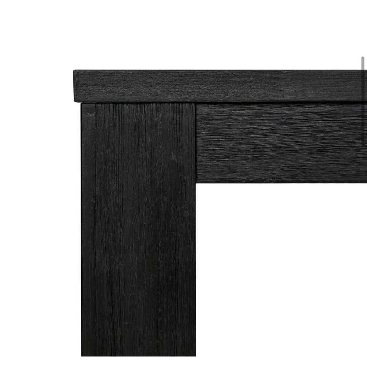 75” Solid Acacia Wood Dining Table – Brushed Black - $1,000 Retail “open Box” - Delivery Available