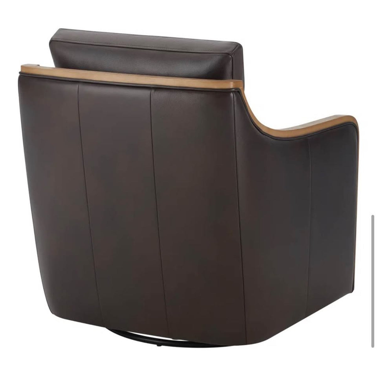Birch Lane Grayton Genuine Leather Swivel Chair – $999 Retail – Open Box – Delivery Available