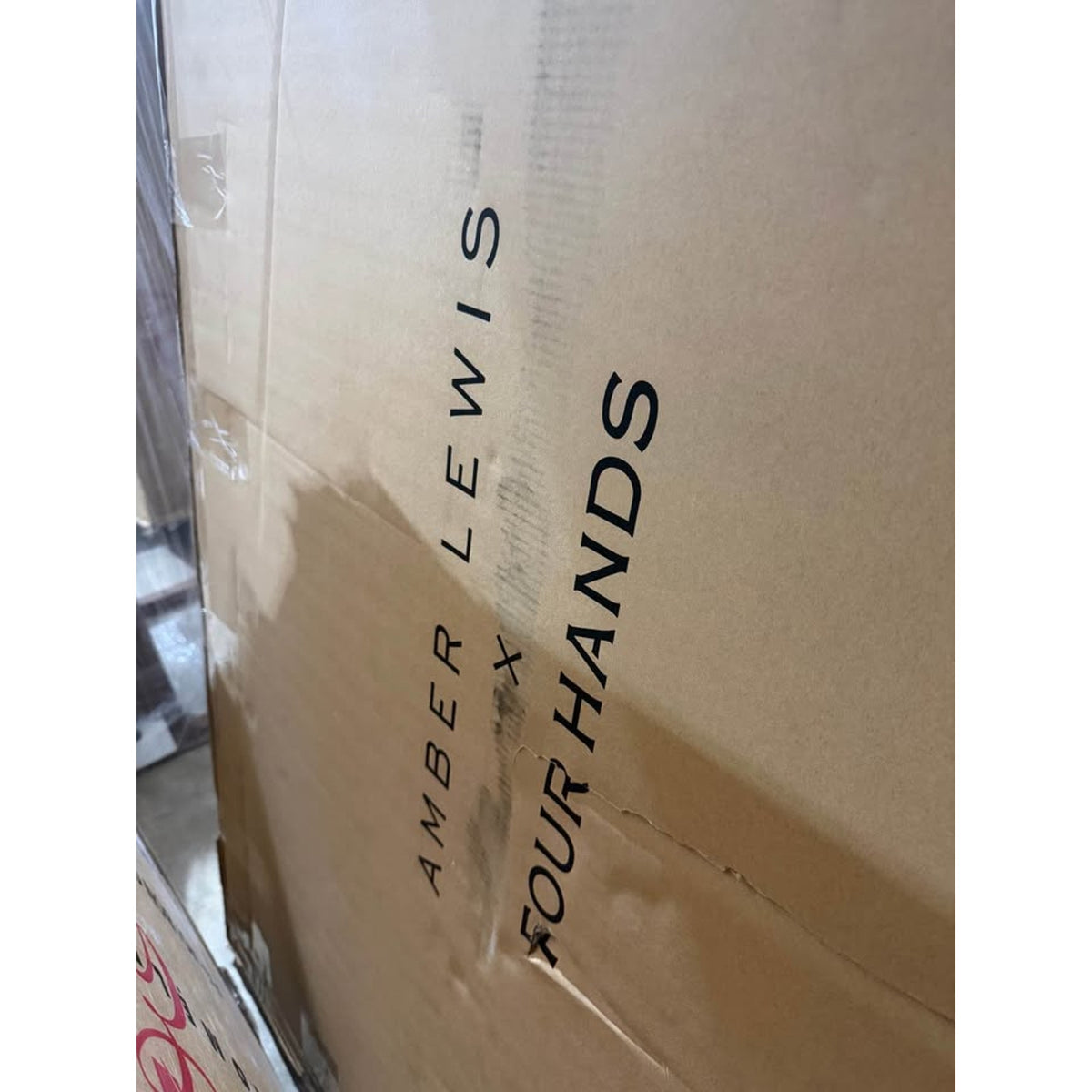 New Amber Lewis x Four Hands Dalia Queen Slipcovered Bed – $2,299 Retail – New Open Box - Delivery