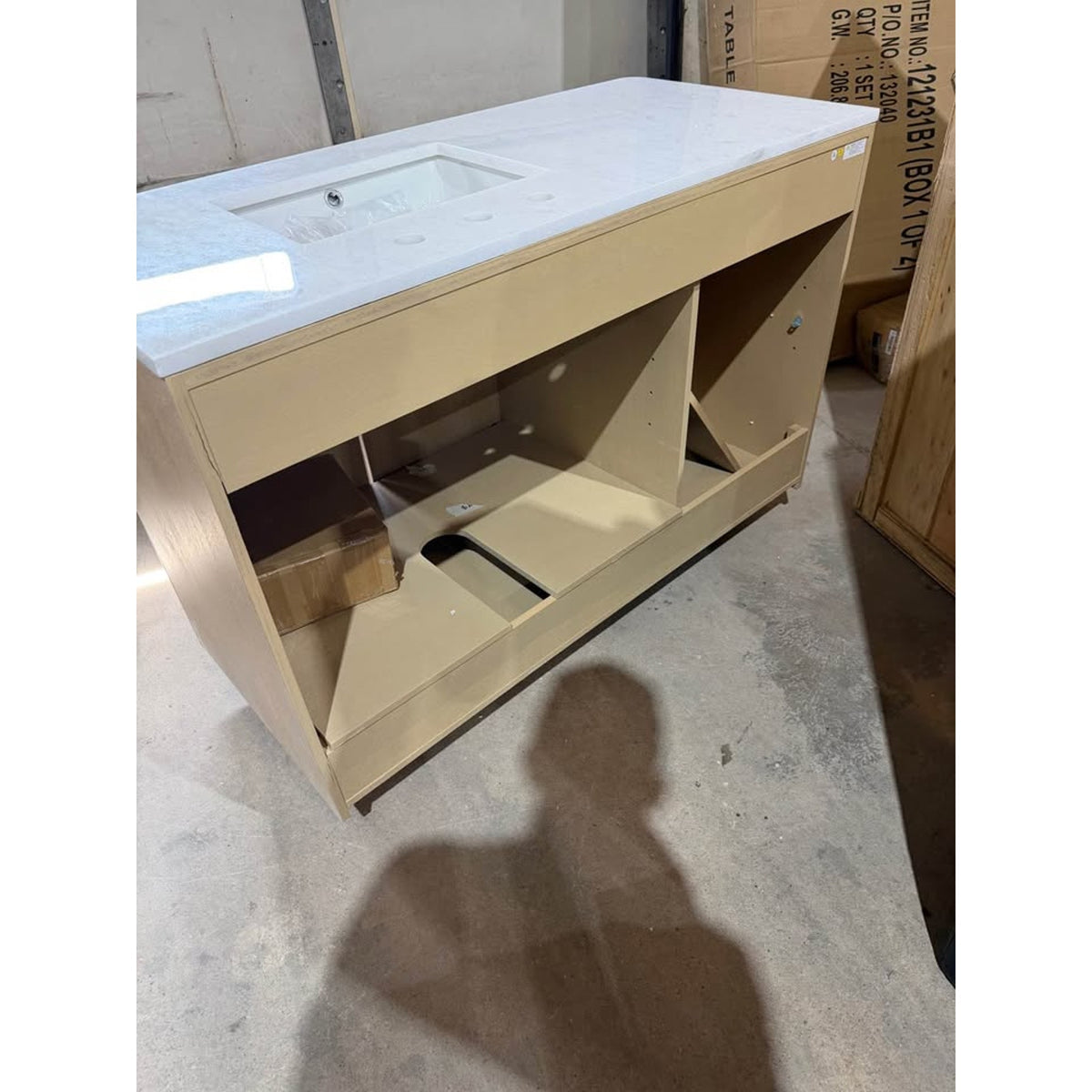 Safavieh Couture Cindybella 48” Single Bathroom Vanity – New Open Box $1100 Retail - Delivery