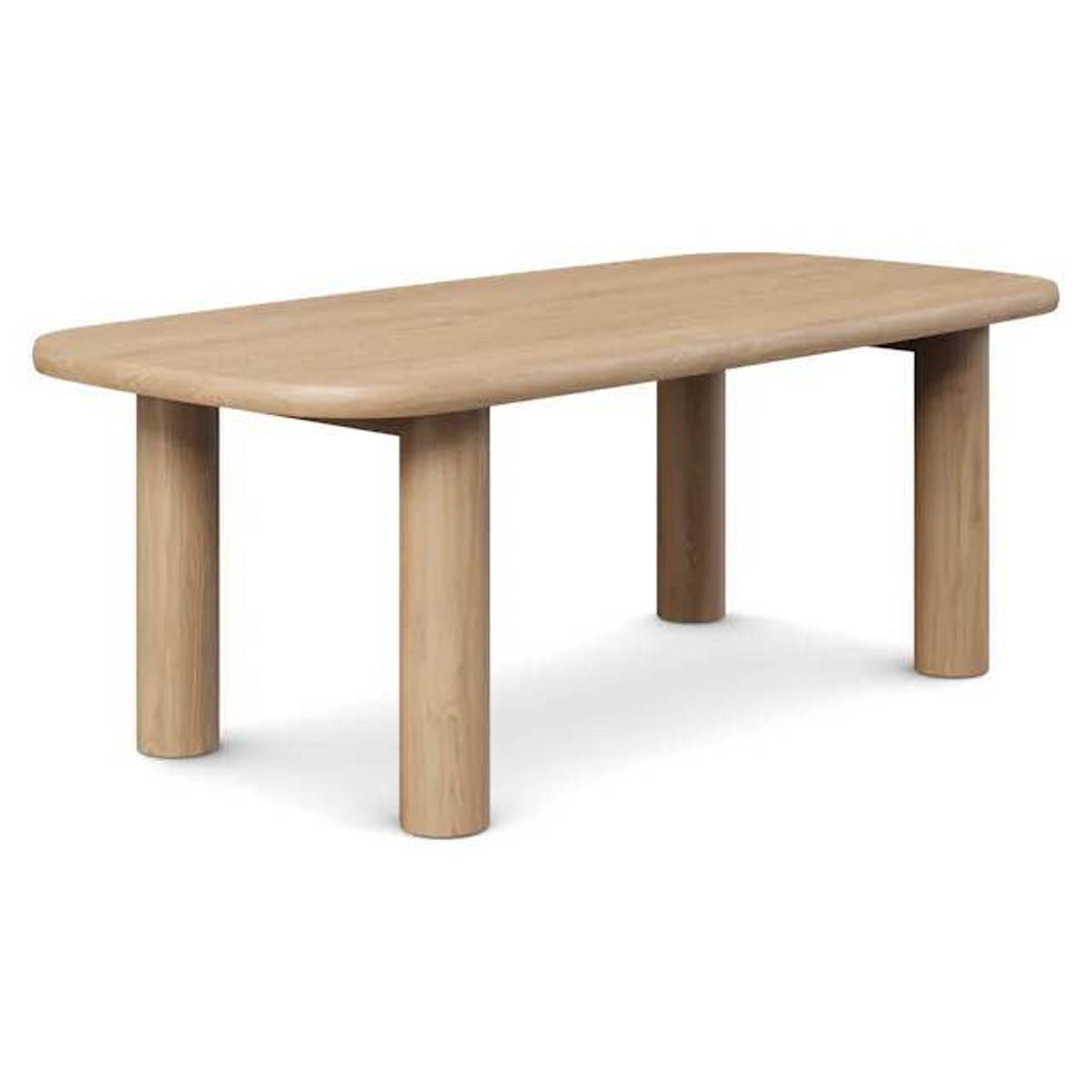 New Article Adel 82.5” Dining Table – White Oak – $1,299 Retail – Open Box - Delivery Available