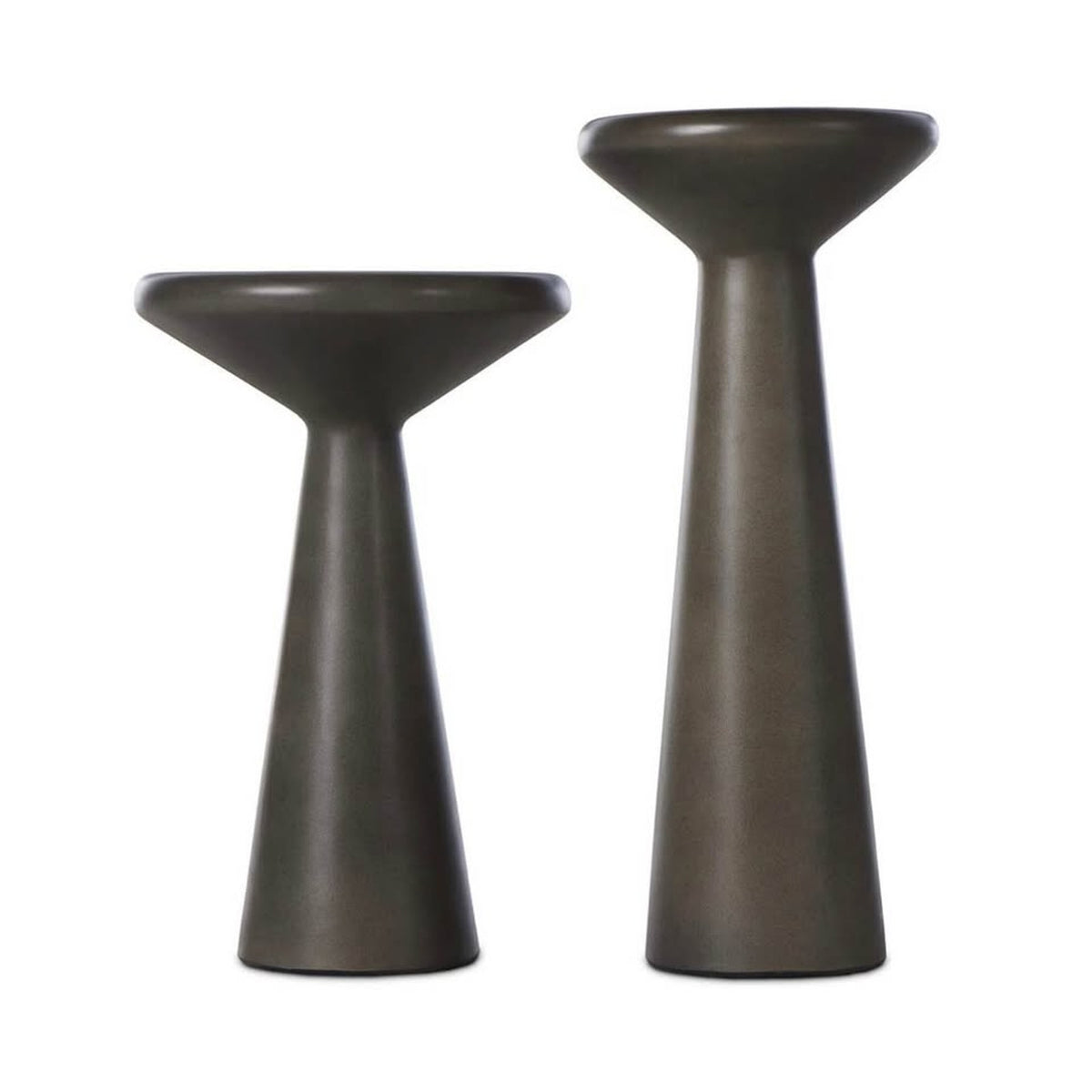 Four Hands Ravine Concrete Accent Tables (Set of 2) | New In Box | Designer Piece Delivery Available