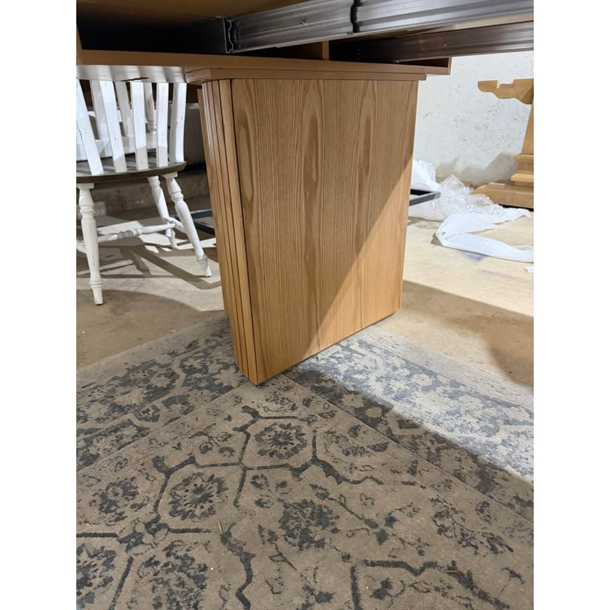 Cedarra 45”-105” Extendable Oval Oak Dining Table | New Open Box - Delivery Available