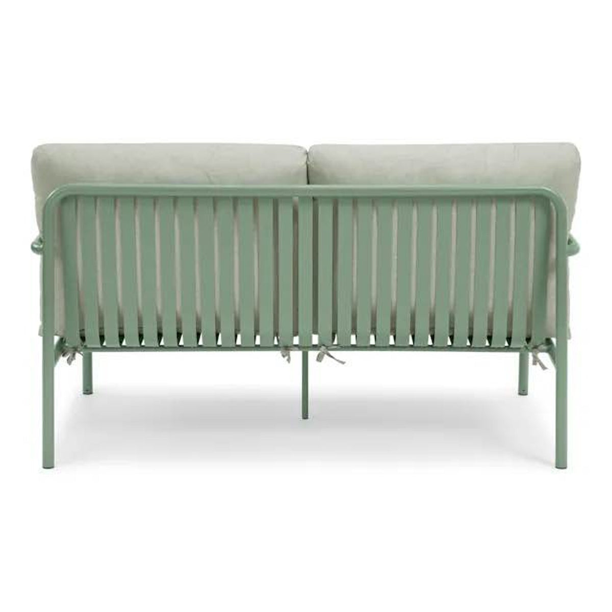 Article Sarek 59” Outdoor Loveseat – Sunbrella Mint – $1,499 Retail – Open Box – Delivery Avail