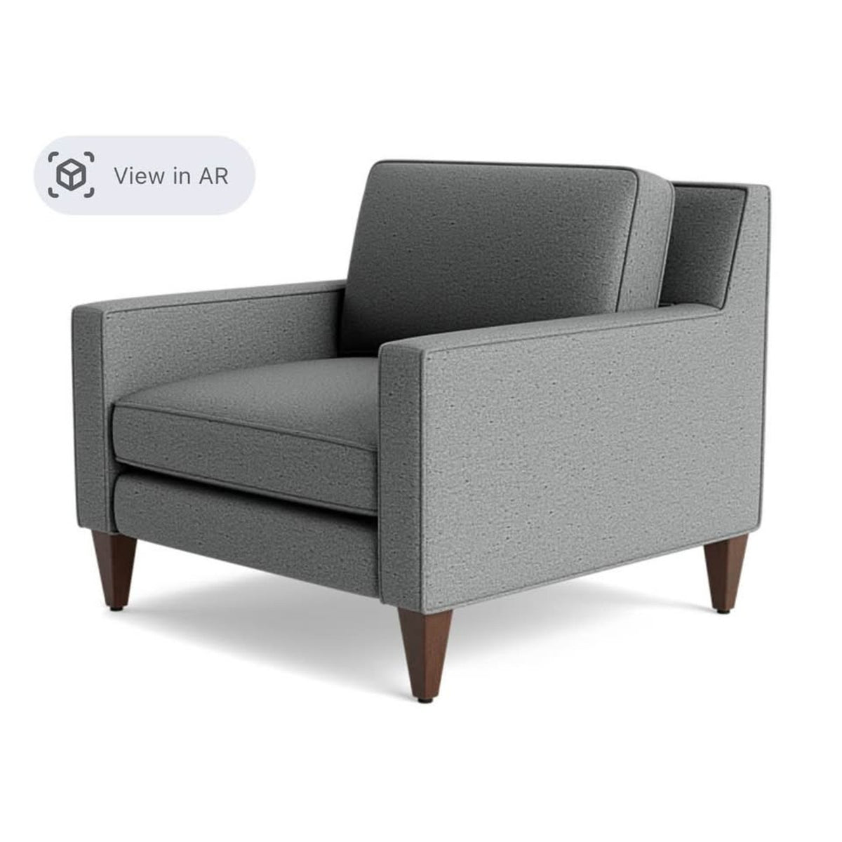 Joybird Levi Chair in Gun Smoke Gray - $1491 Retail - New Open Box - Delivery Available