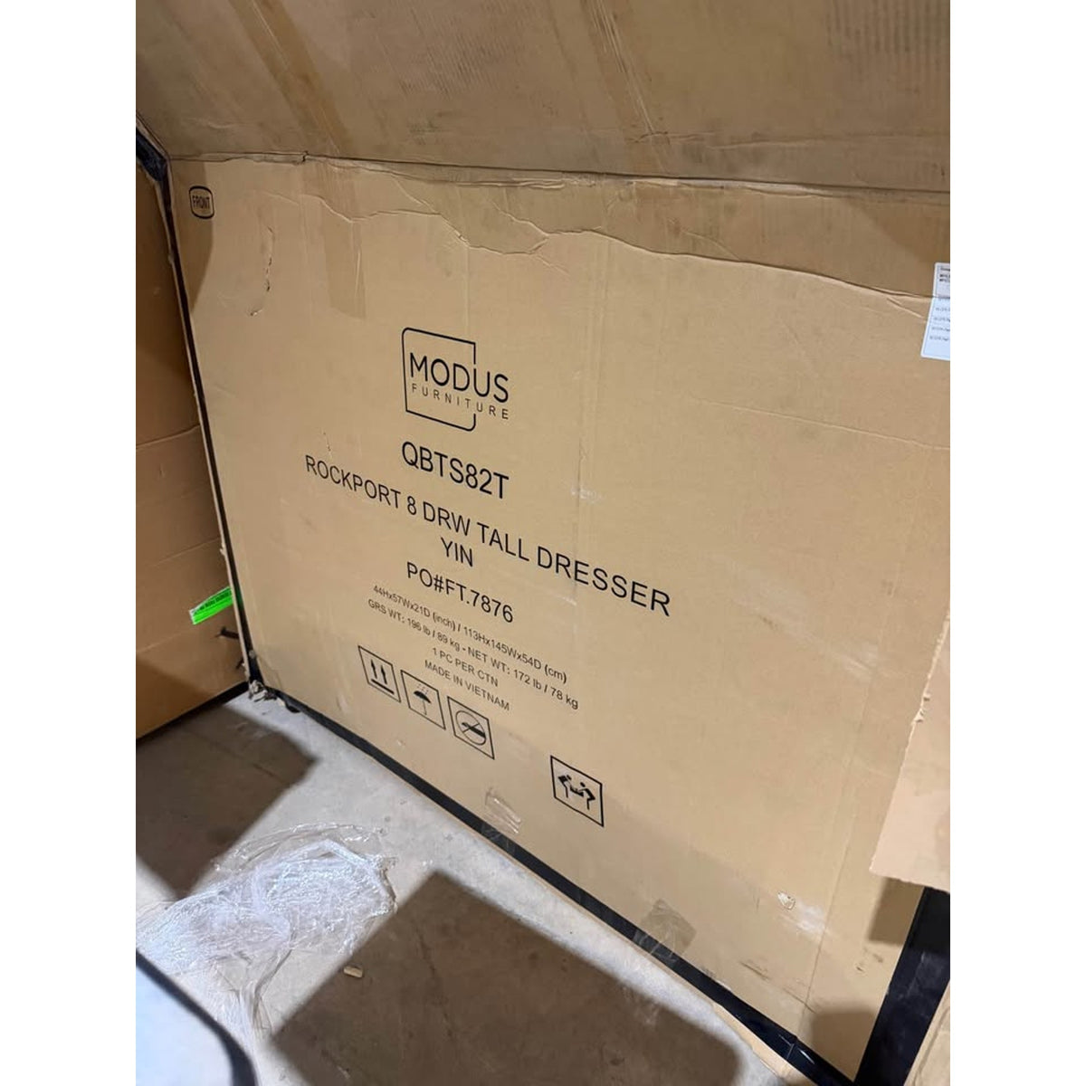 New 8 Drawer Dresser Dark Oak - $1300 Retail “open box” BLEMISH - Delivery Available