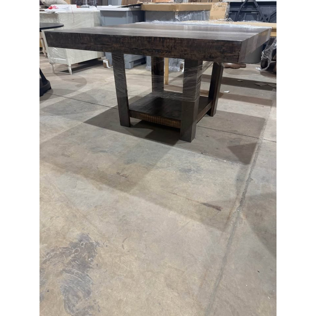 New 54” Square Dining Table | Solid Wood | Open Box $1400 Retail - Delivery Available