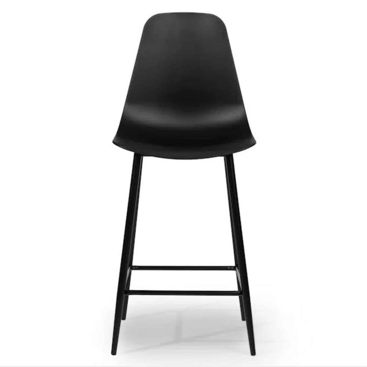 Set of 4 Article Svelti Counter Stools – Pure Black – New Open Box - Delivery Available