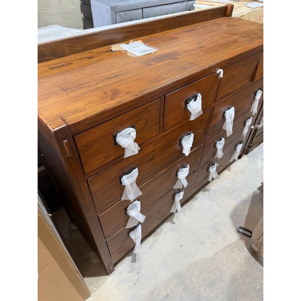 60” Solid Wood 10-Drawer Dresser – $1,563 Retail – Open Box Blemish - Delivery Available