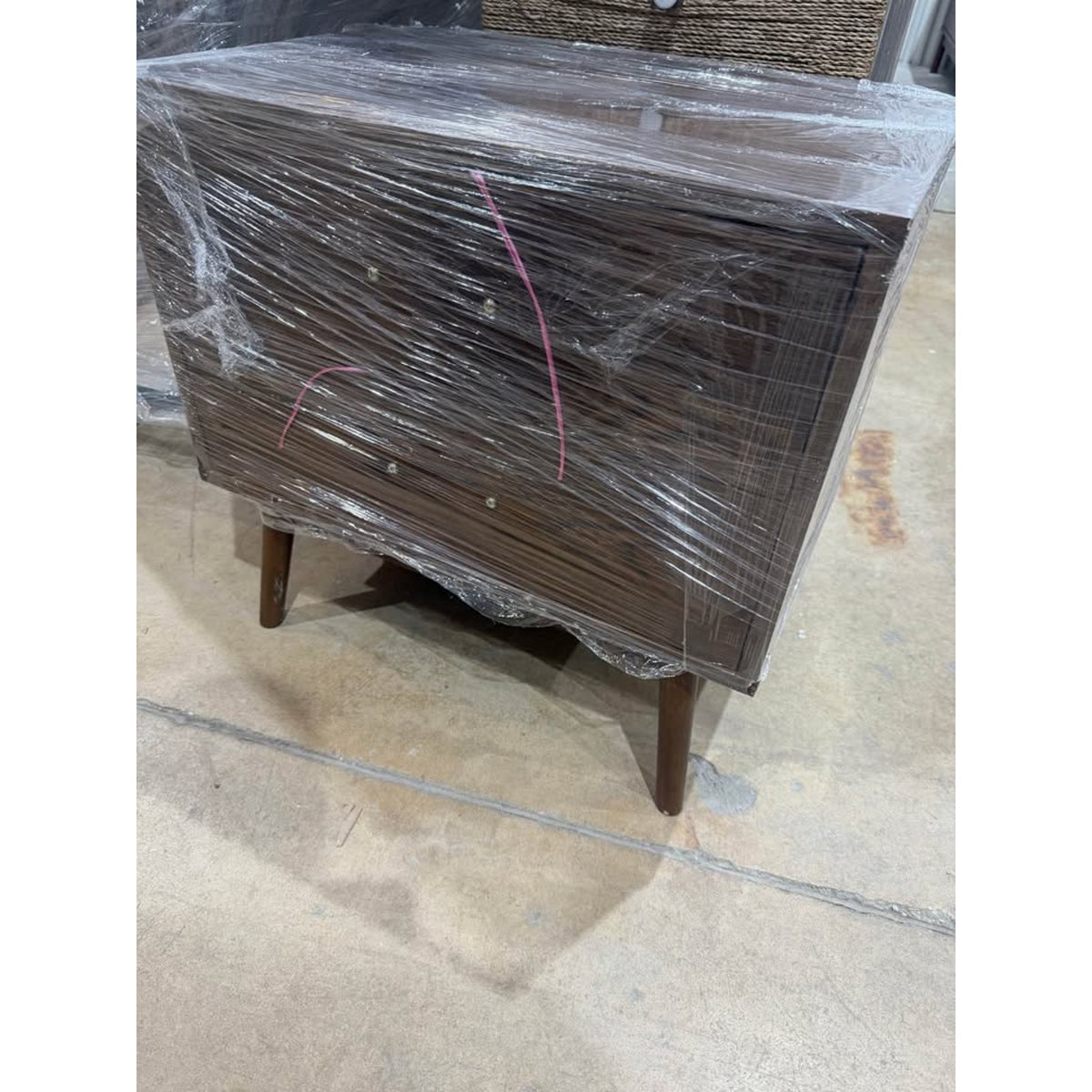 Set of 2 Walnut Nightstands – $460 Retail – Open Box – Delivery Available