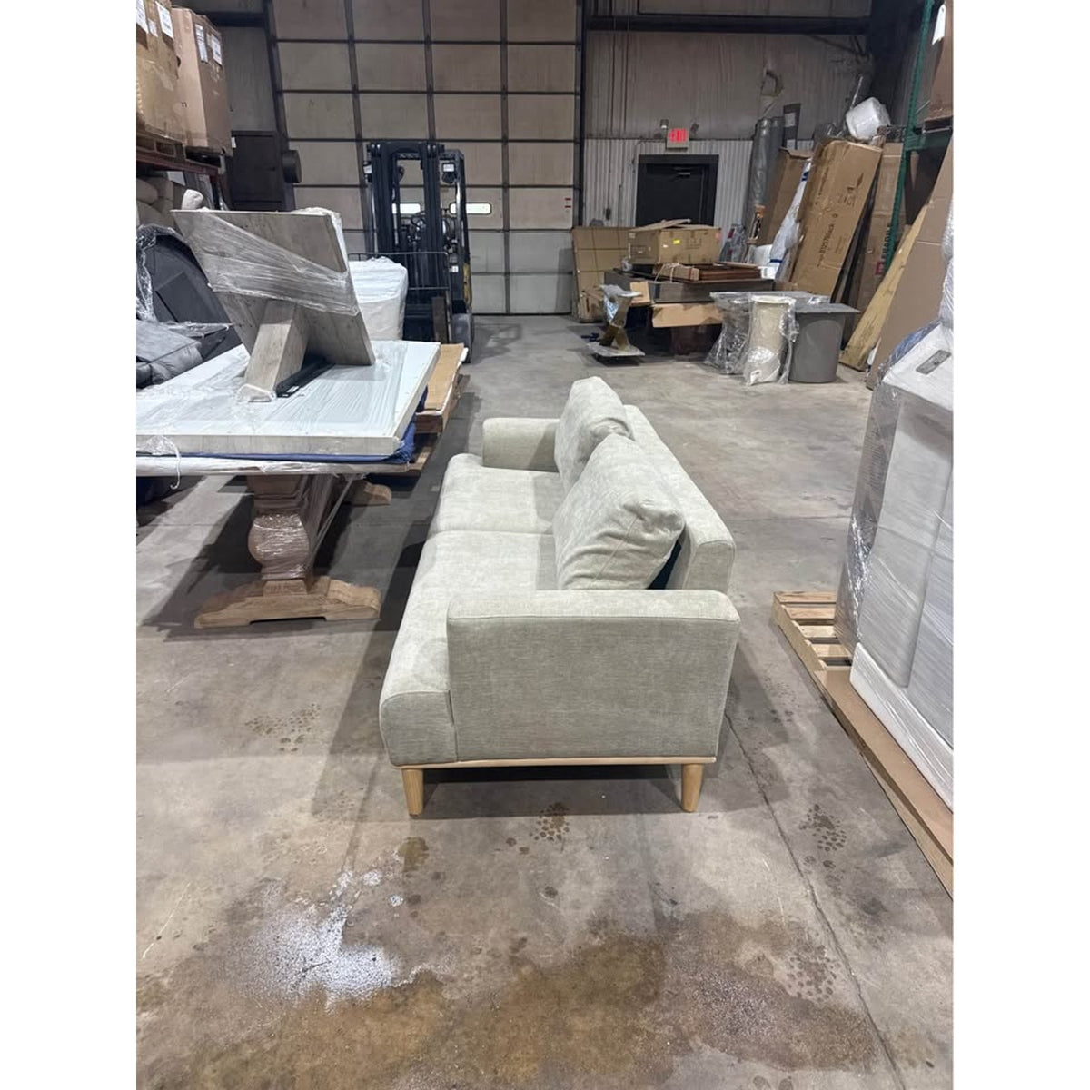 New 84” Khaki Sofa – $1,300 Retail – Delivery Available