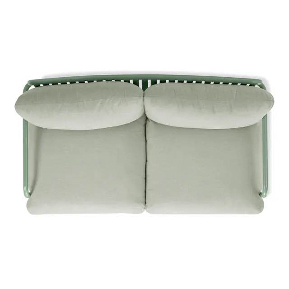 Article Sarek 59” Outdoor Loveseat – Sunbrella Mint – $1,499 Retail – Open Box – Delivery Avail