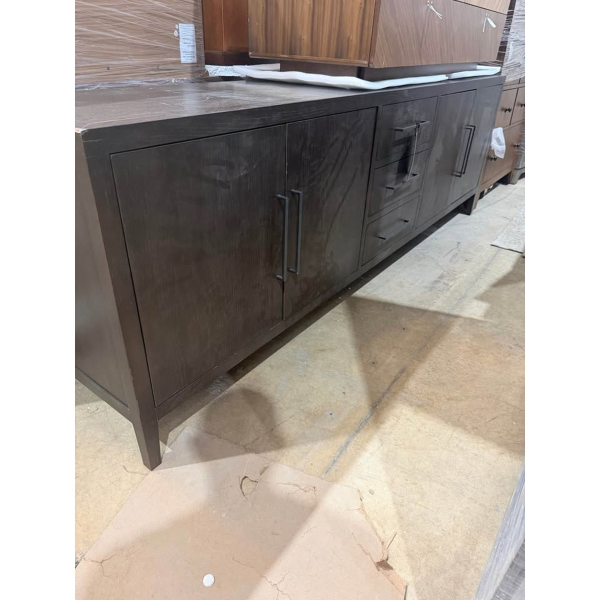Norhom 94” Media Console – $2,500 Retail Value – Open Box – Blemishes - Delivery Available