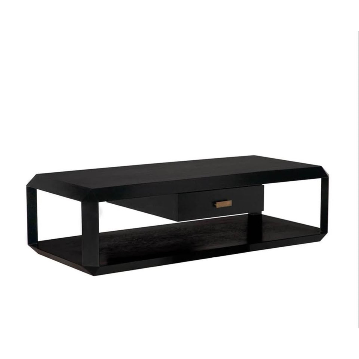 New Noir Trading Obtuse Coffee Table Cocktail Table Black $2286 Retail “open box” Delivery Available