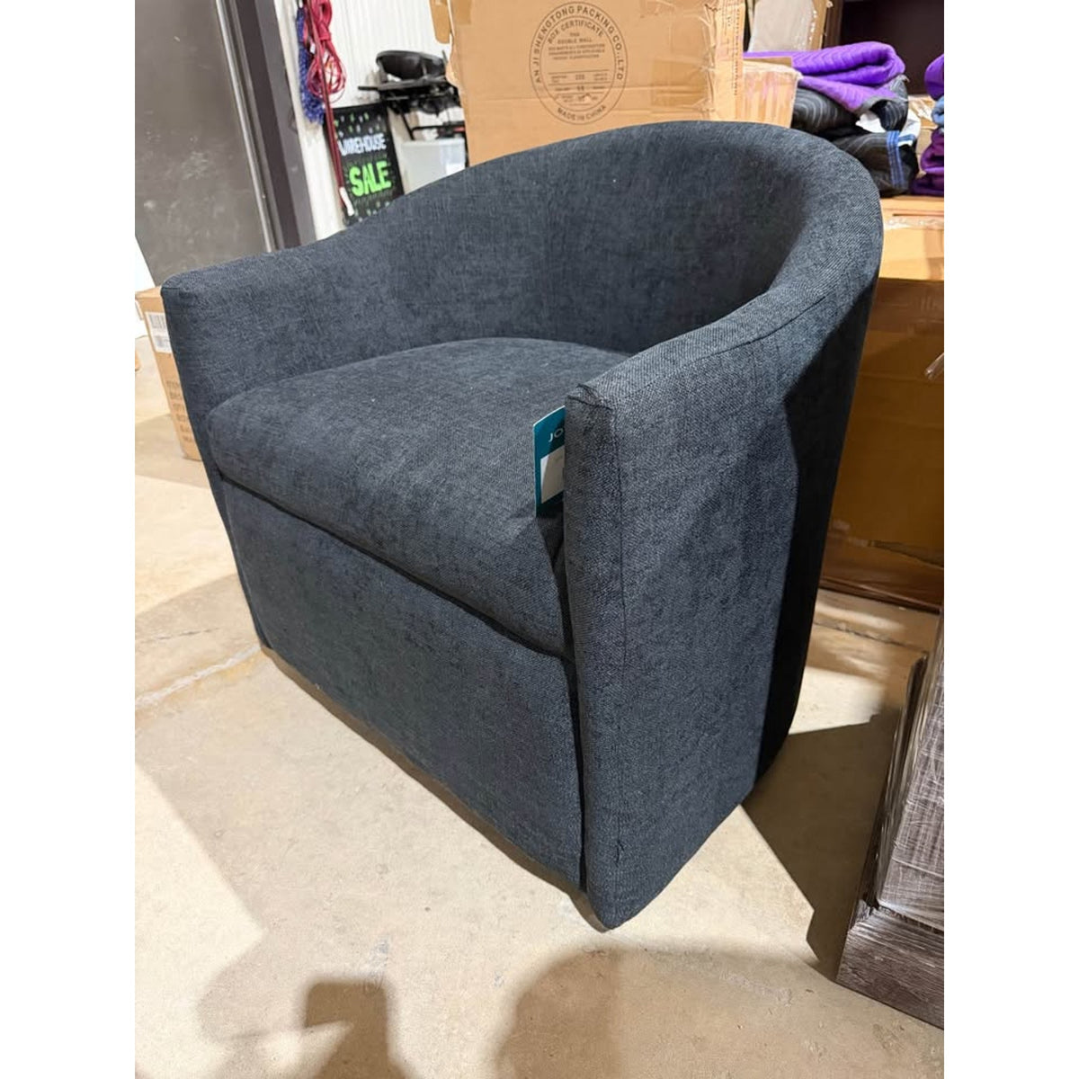 Joybird Jolie Swivel Chair | New Open Box | Designer Accent Chair $1500+ Retail  Delivery Available