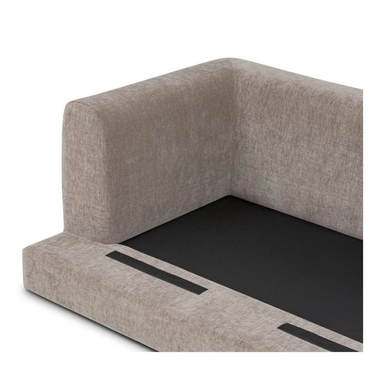 Beautiful New Poly & Bark 99” Sofa – $1,874 Retail – Taupe Fabric - Open Box – Delivery Available