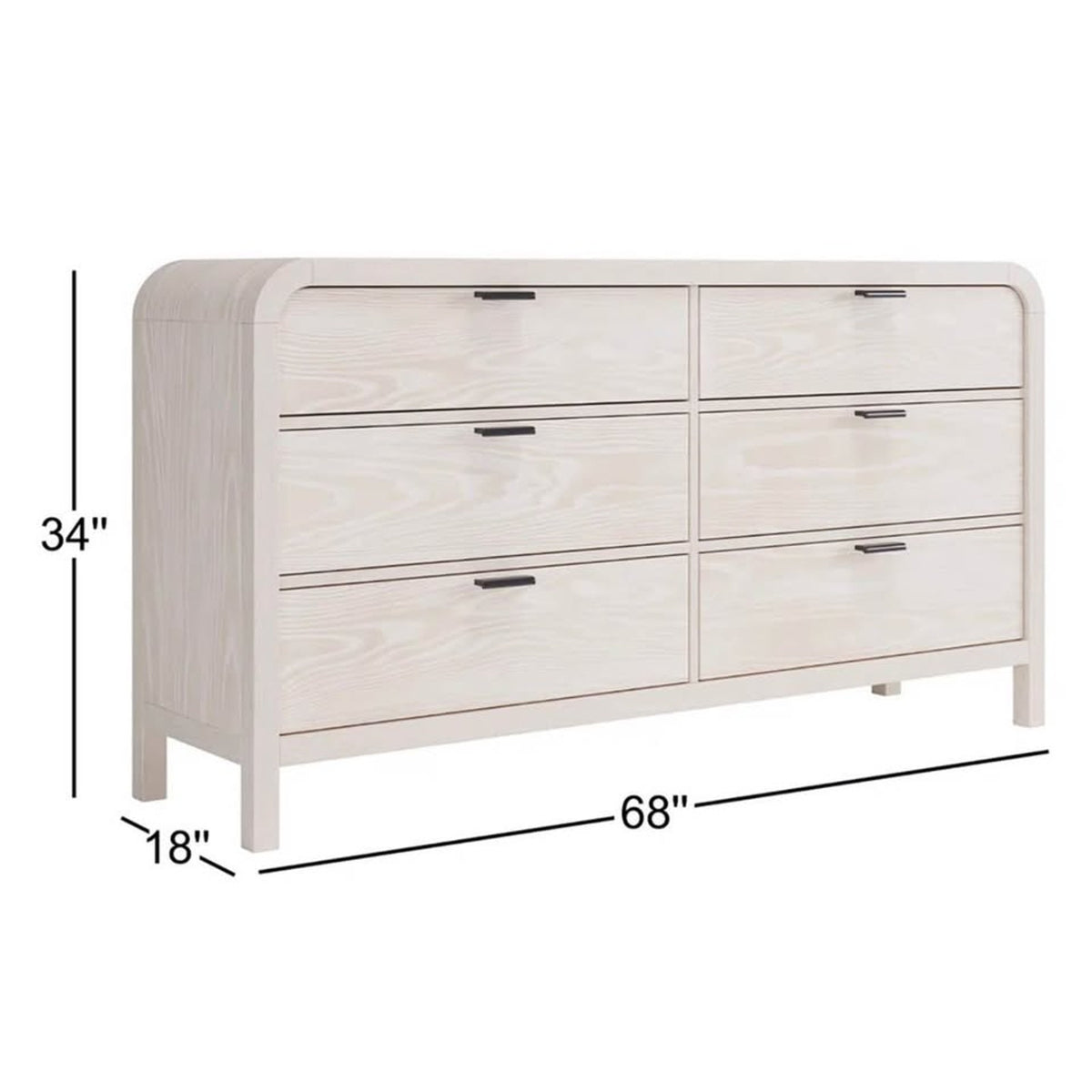 New Joss & Main Essie 68” 6-Drawer Dresser – Timber – $2,509 Retail – Delivery Available