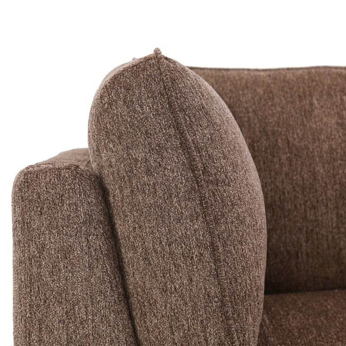 New open-box Costco Belize 6-Piece Fabric Modular Sectional in Brown - Delivery Available