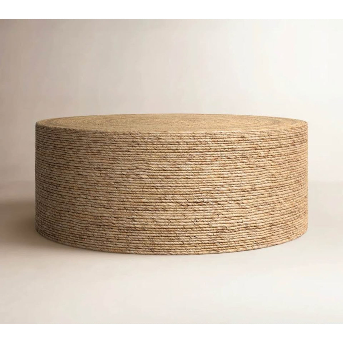Birch Lane Evana Woven Drum Coffee Table – Open Box – Delivery Available
