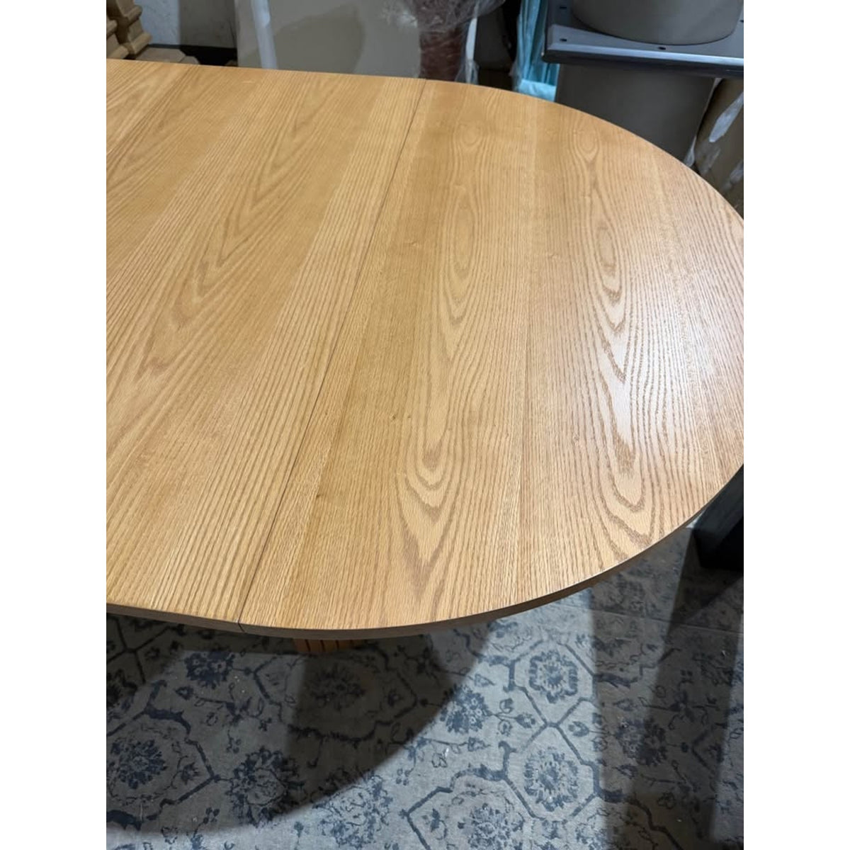 Cedarra 45”-105” Extendable Oval Oak Dining Table | New Open Box - Delivery Available