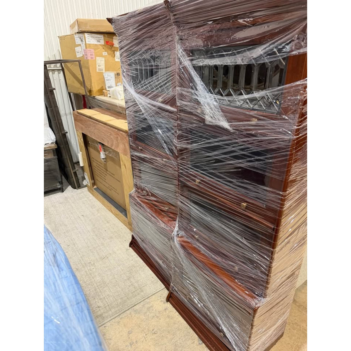 Matching Pair of Solid Wood Barrister Storage Bookcases – New Open Box - $3k Retail - Delivery Avail