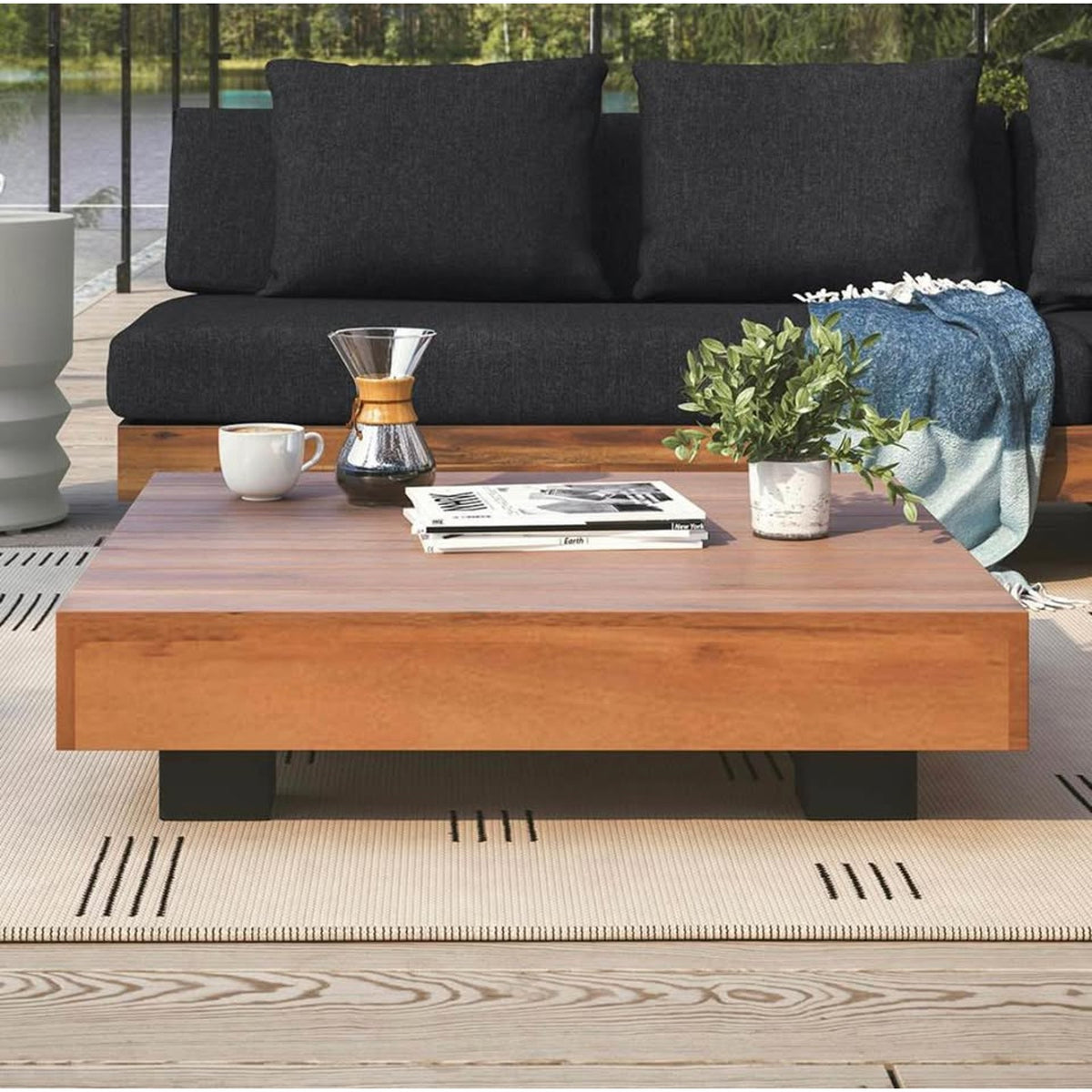 ARTICLE LUBEK OUTDOOR SECTIONAL SET + COVER | NEW OPEN BOX - DELIVERY AVAILABLE