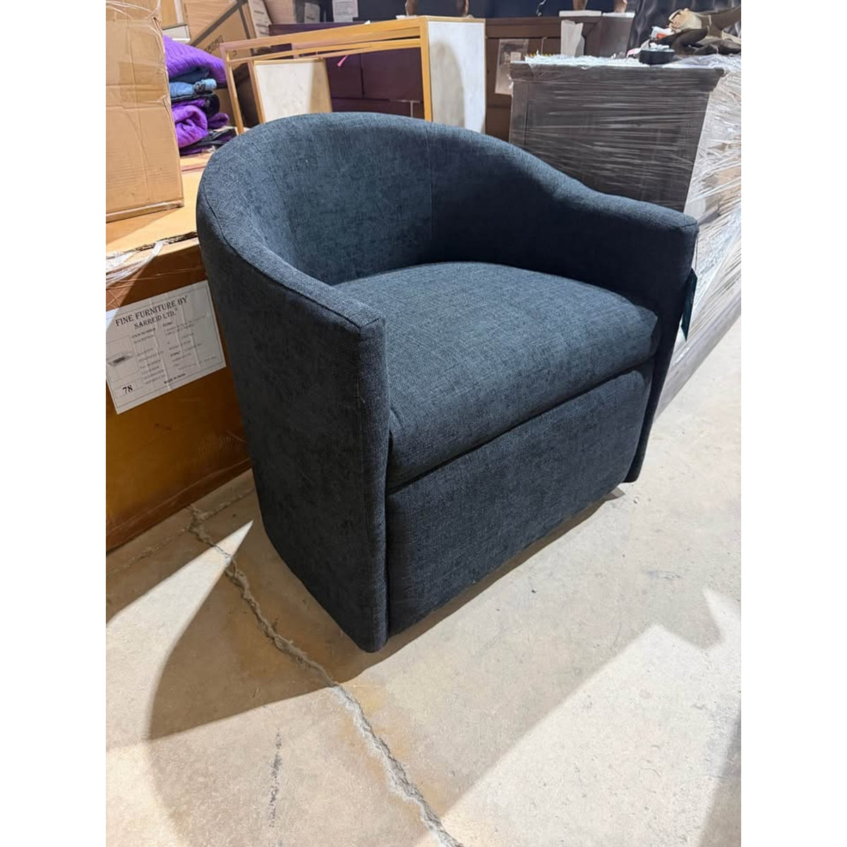 Joybird Jolie Swivel Chair | New Open Box | Designer Accent Chair $1500+ Retail  Delivery Available