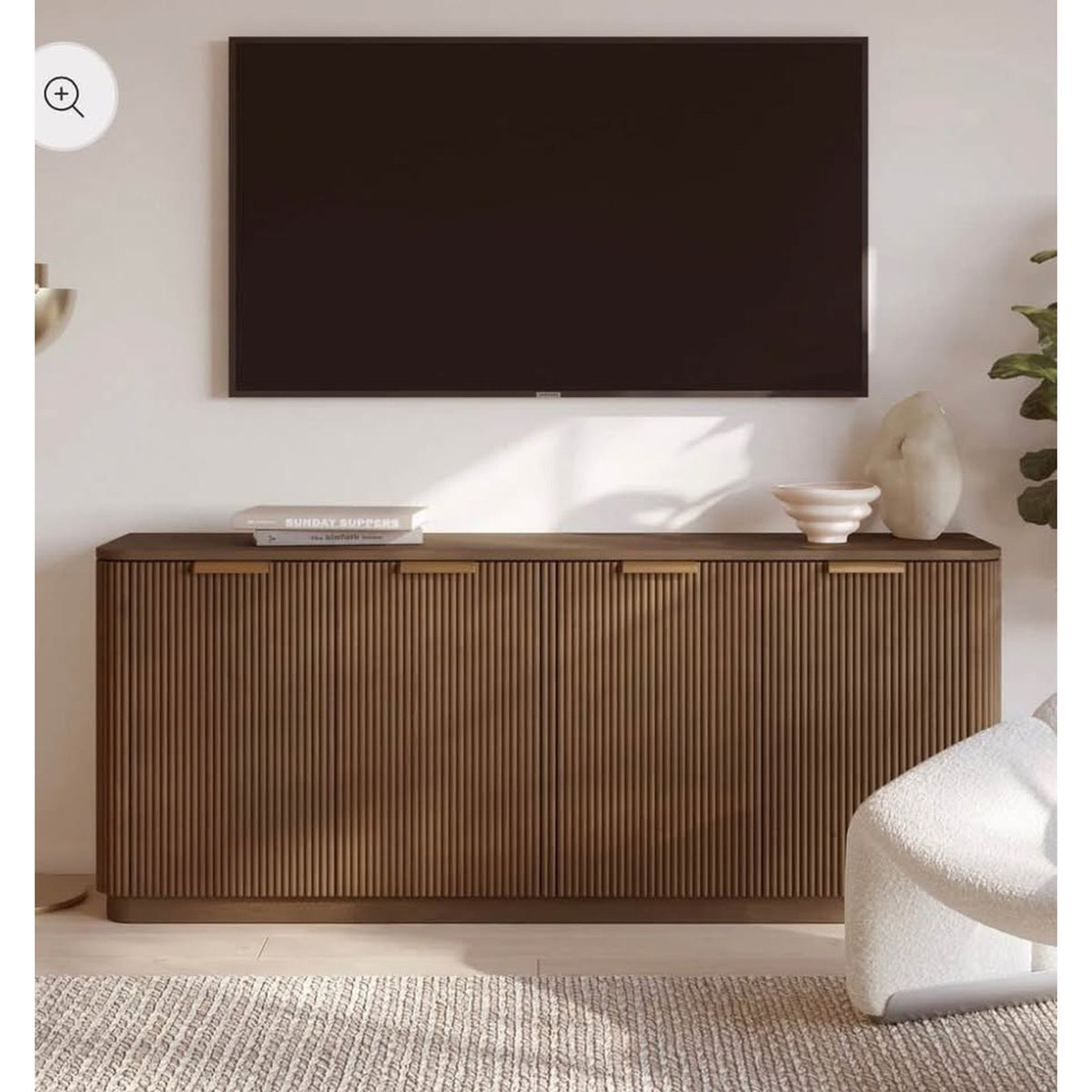 New Joss & Main Nova 73.5” Reeded Sideboard – $1,599 Retail – Delivery Available