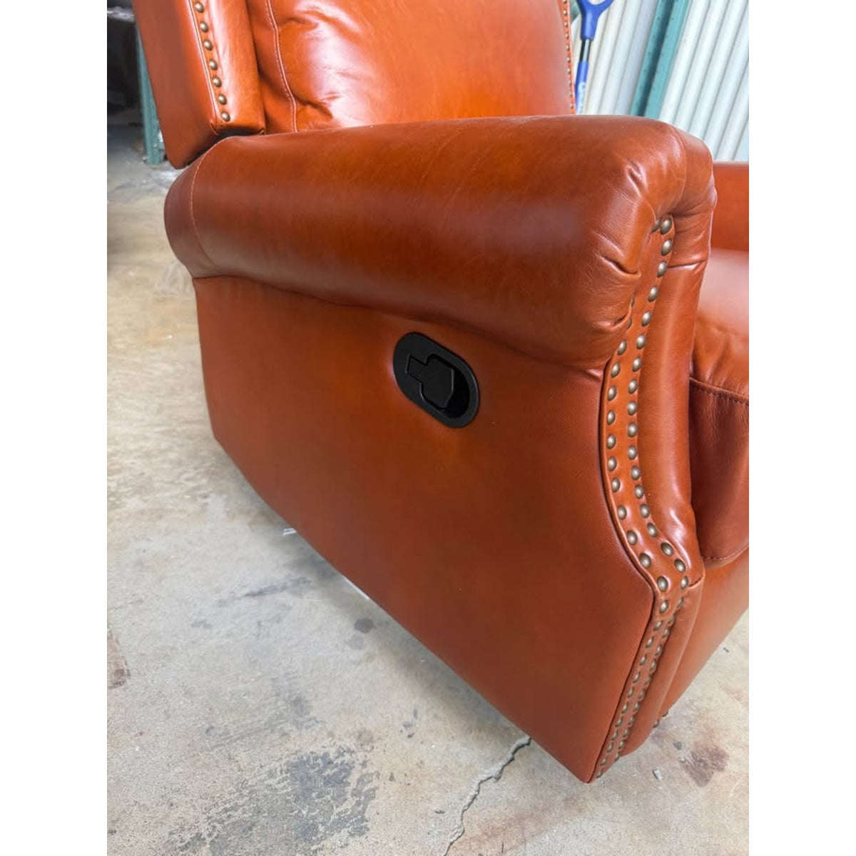 New Caramel Brown Swivel Glider Recliner – Open Box – Delivery Available