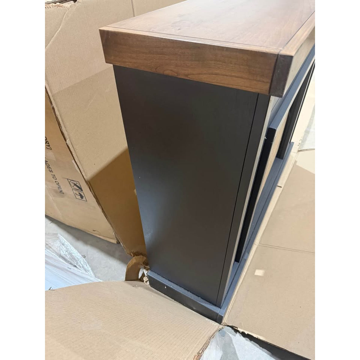 New 48” Electric Fireplace & Mantle Adjustable Flame/Heat Remote $1299 Delivery Available