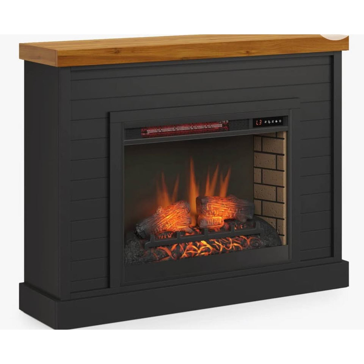 New 48” Electric Fireplace & Mantle Adjustable Flame/Heat Remote $1299 Delivery Available