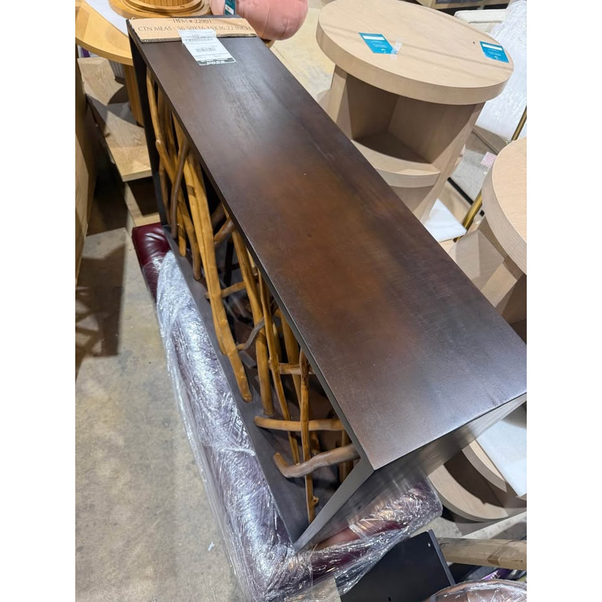The Twillery Co. 54” Solid Wood Console Table – $1,335 Retail Open Box - Delivery Available