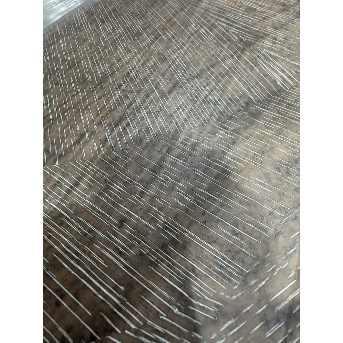 New Grey Oak Dining Table 88”x45” $3800 Retail “open box” Designer Brand - Delivery Available!