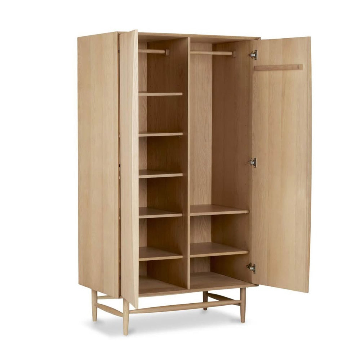 Article | Armoire Wardrobe | Lenia - White Oak | Delivery Available