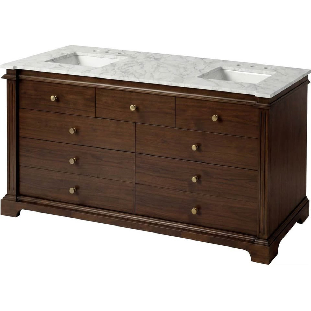 72” Carrara Marble Double Vanity – $6,999 Retail – Handyman Special – Delivery Available