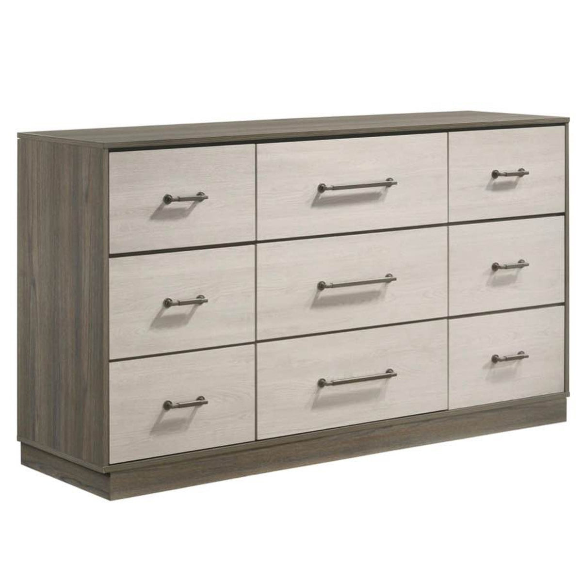 New Matching Gray Oak Dresser & Chest Set - Retail $1,700+ Save Huge - Delivery Available
