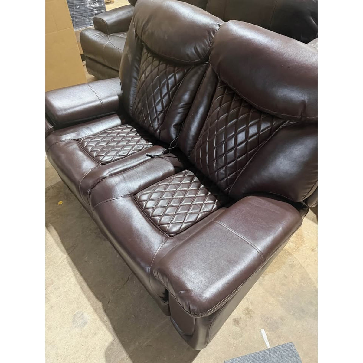 New 62” Power Reclining Loveseat – $1,000 Retail Value – Delivery Available