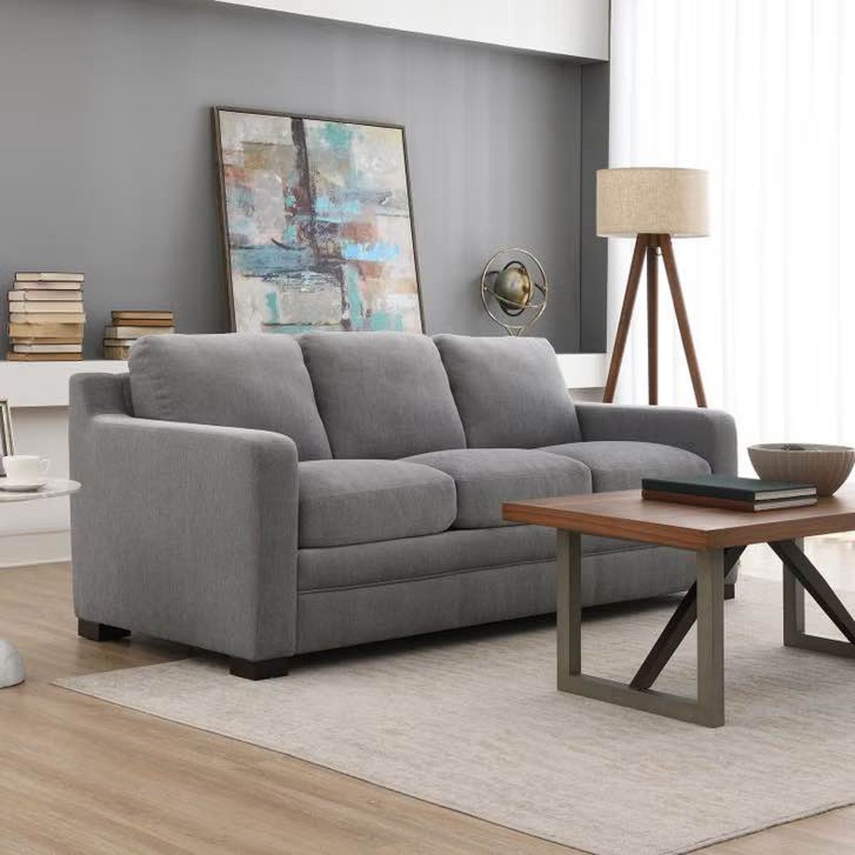 Costco Liviana Gray Queen Sleeper Sofa – $1,999 Retail – Delivery Available